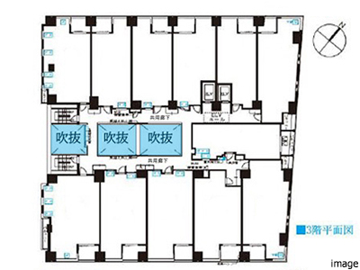 3階平面図｜ザ・パークハウス日本橋大伝馬町